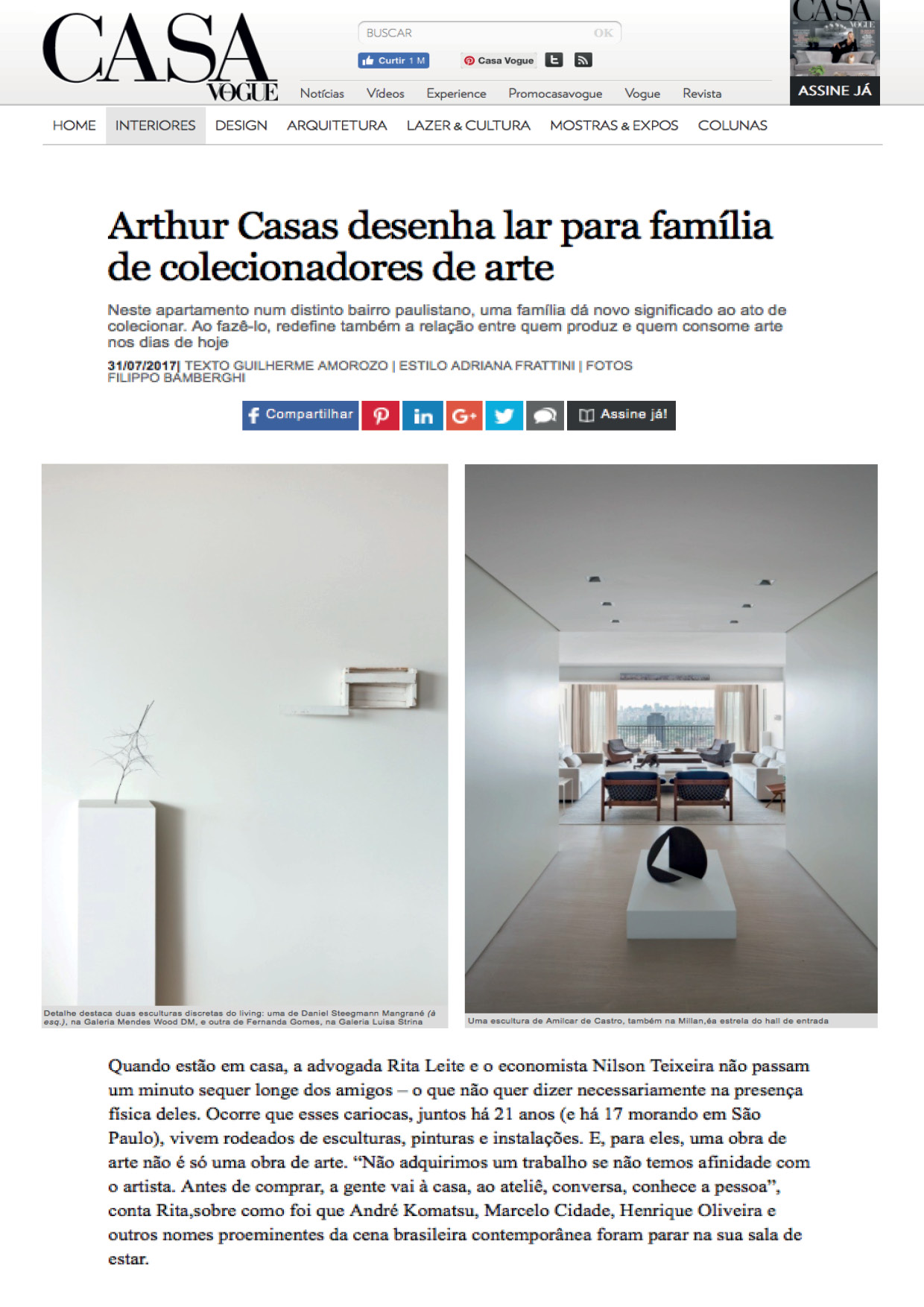 Casa Vogue | Arthur Casas - julho 2017